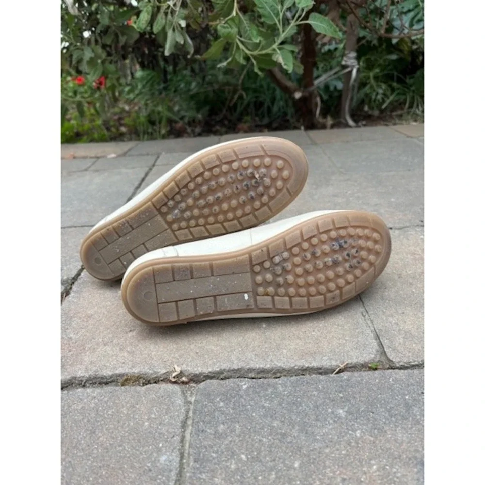 Clarks Collection Elliotte Sail Women's Leather Shoes, Off White,‎ SZ 8
